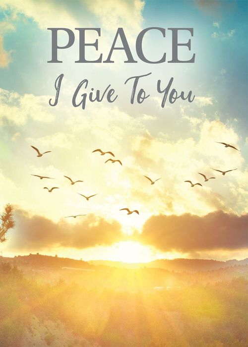 PEACE I Give To You Gospel front cover.