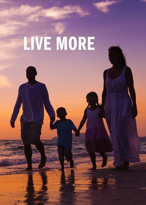 Live More (Custom Gospel) Gospel front cover.