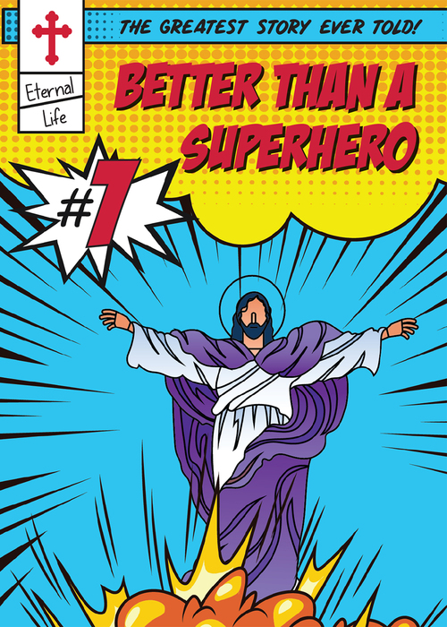 Better Than A Super Hero Gospel front cover.