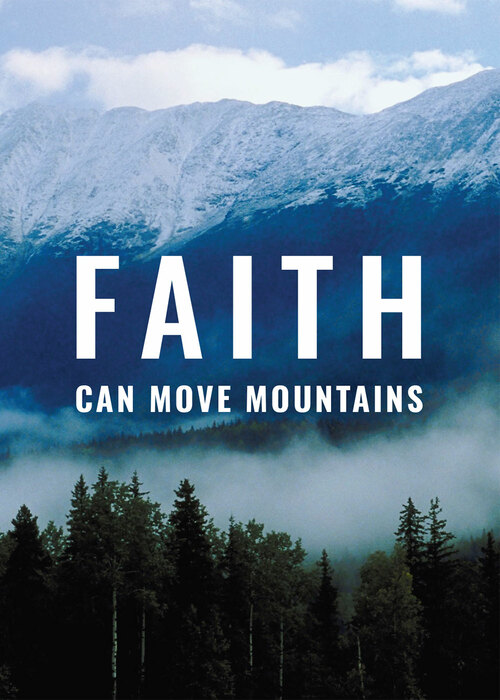Faith Can Move Mountains Gospel front cover.