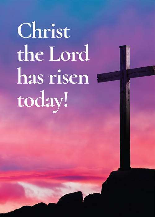 Christ the Lord has Risen Today! Gospel front cover.