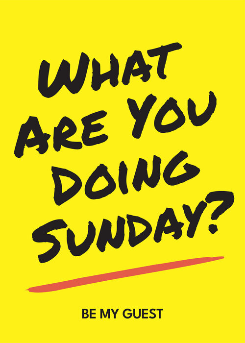 What are you Doing Sunday? - Large Print Gospel front cover.