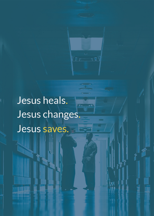 Jesus Heals Gospel front cover.