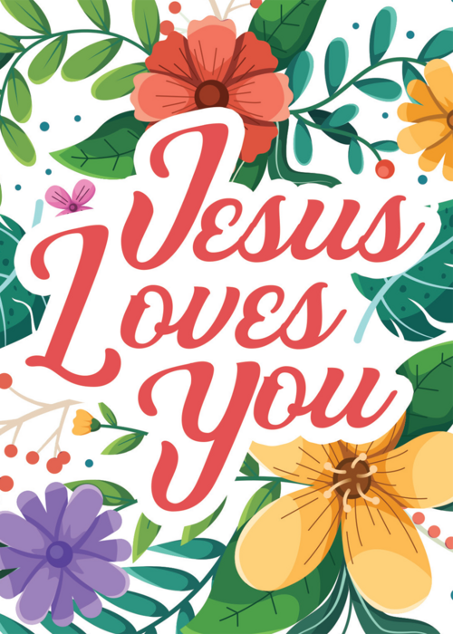 Jesus Loves You  Gospel front cover.