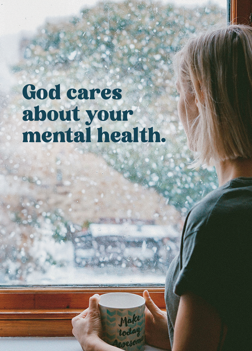 God Cares about Your Mental Health Gospel front cover.