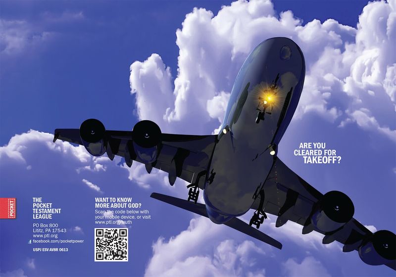 Cleared for Takeoff Gospel front and back cover spread.