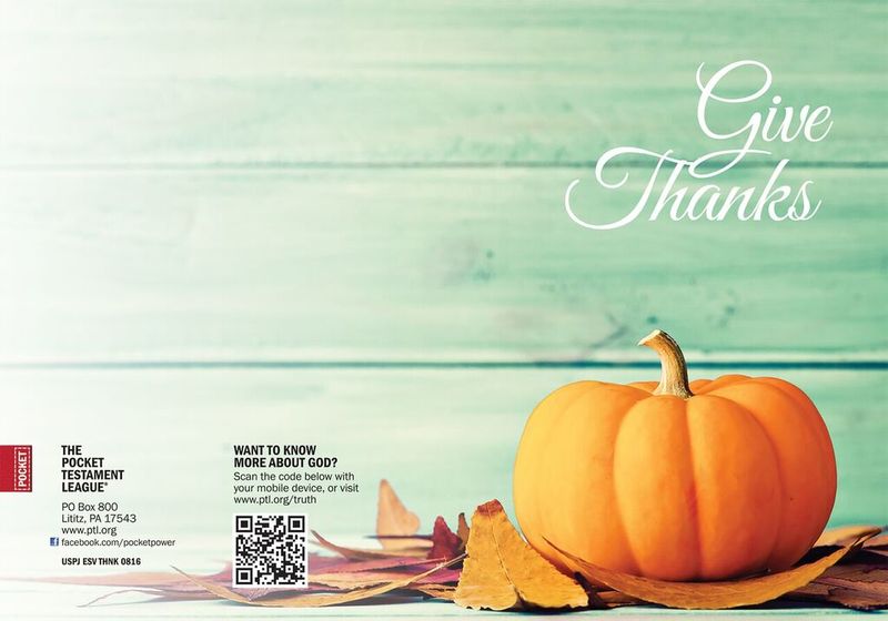 Give Thanks Gospel front and back cover spread.