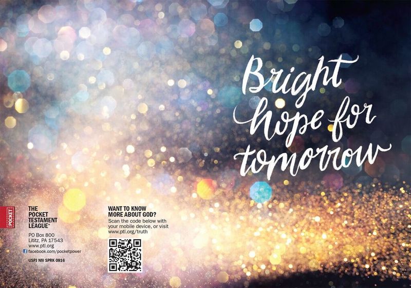Bright Hope for Tomorrow Gospel front and back cover spread.