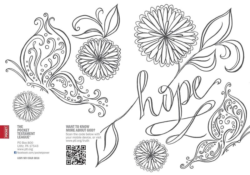 Hope Gospel front and back cover spread.