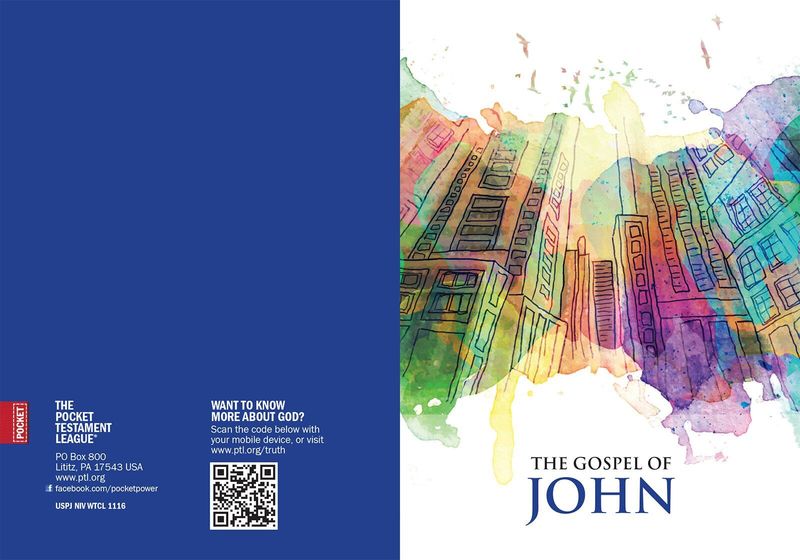 The Gospel of John Gospel front and back cover spread.
