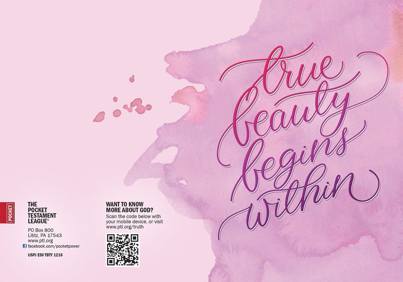 True Beauty Begins Within Gospel front and back cover spread.