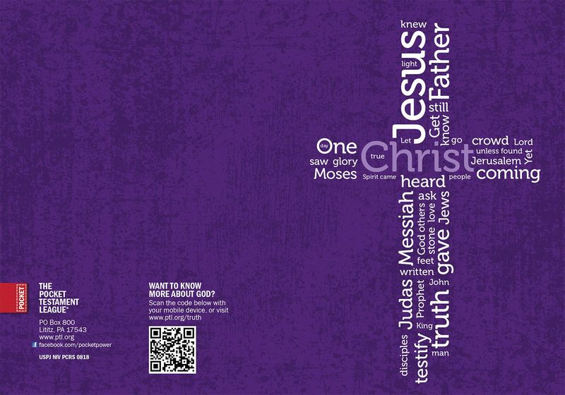 Cross - God's Words Gospel front and back cover spread.