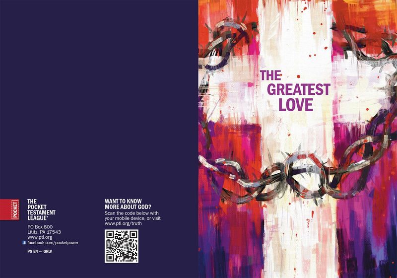 The Greatest Love Gospel front and back cover spread.