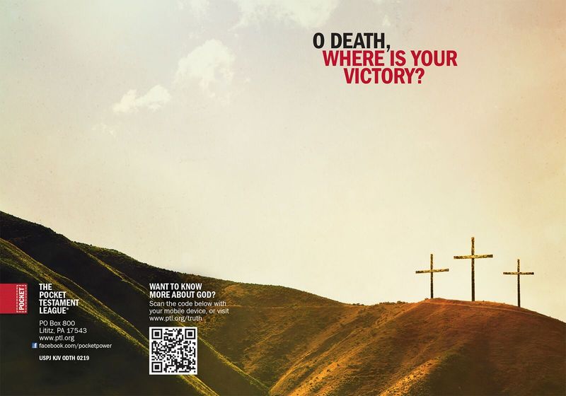 O Death Gospel front and back cover spread.