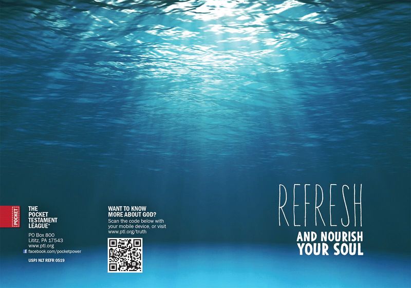 Refresh & Nourish Gospel front and back cover spread.