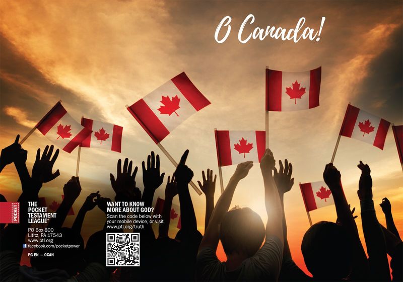 O Canada Gospel front and back cover spread.