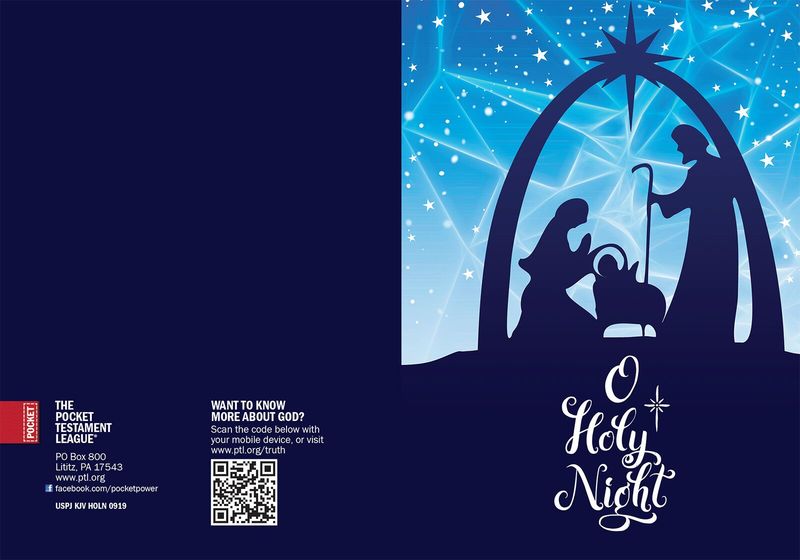 O Holy Night Gospel front and back cover spread.