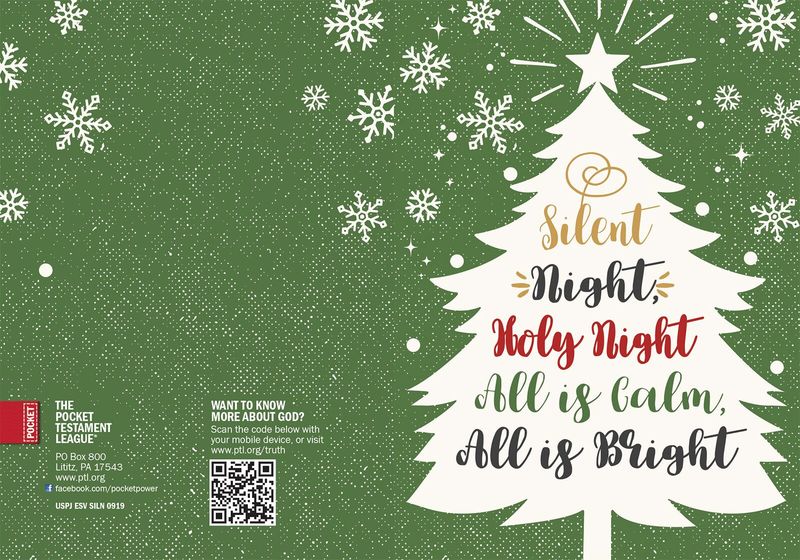 Silent Night Gospel front and back cover spread.
