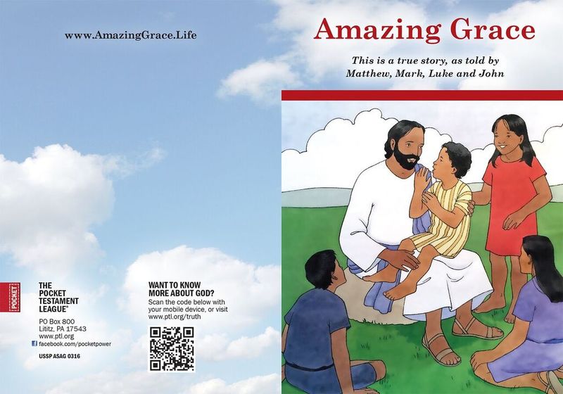 Amazing Grace  front and back cover spread.