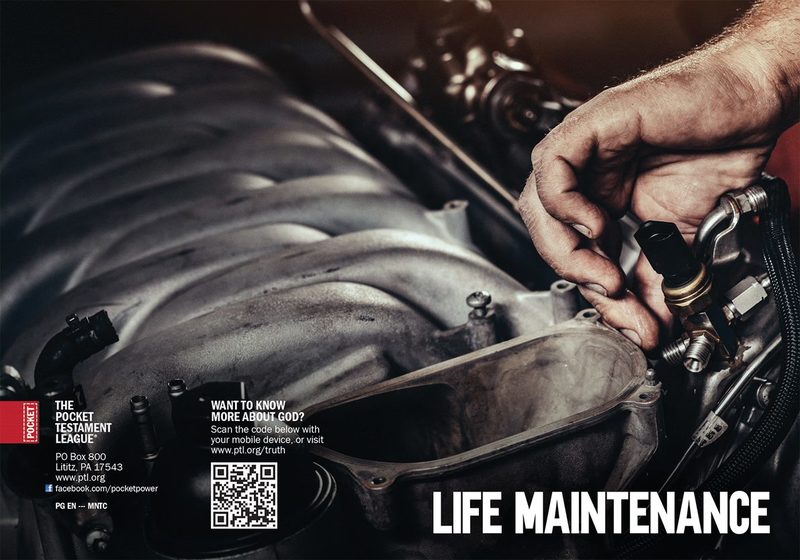 Life Maintenance Gospel front and back cover spread.
