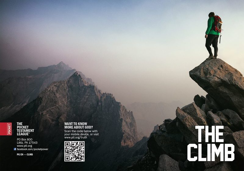 The Climb Gospel front and back cover spread.