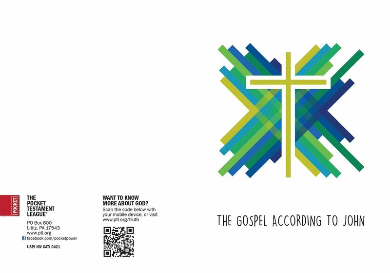 The Gospel According to John Gospel front and back cover spread.
