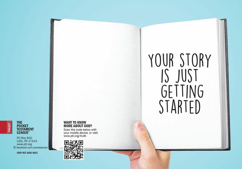 Your Story is Just Getting Started Gospel front and back cover spread.