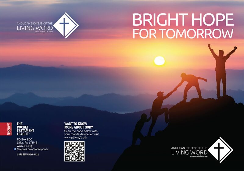 Bright Hope for Tomorrow (Custom Gospel) Gospel front and back cover spread.