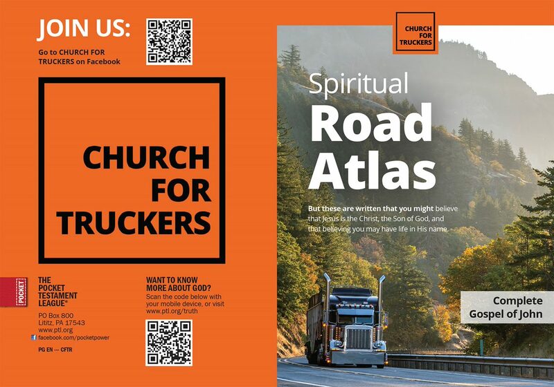 Spiritual Road Atlas (Custom Gospel) Gospel front and back cover spread.