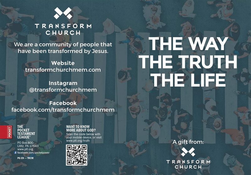 The Way The Truth The Life (Custom Gospel) Gospel front and back cover spread.