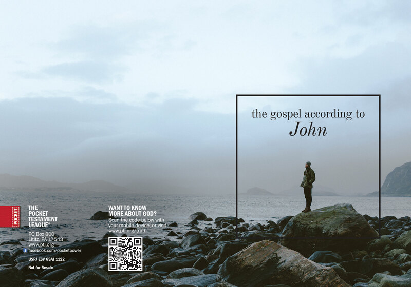 The Gospel According to John Gospel front and back cover spread.