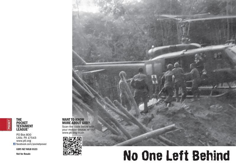 No One Left Behind (Custom Gospel) Gospel front and back cover spread.