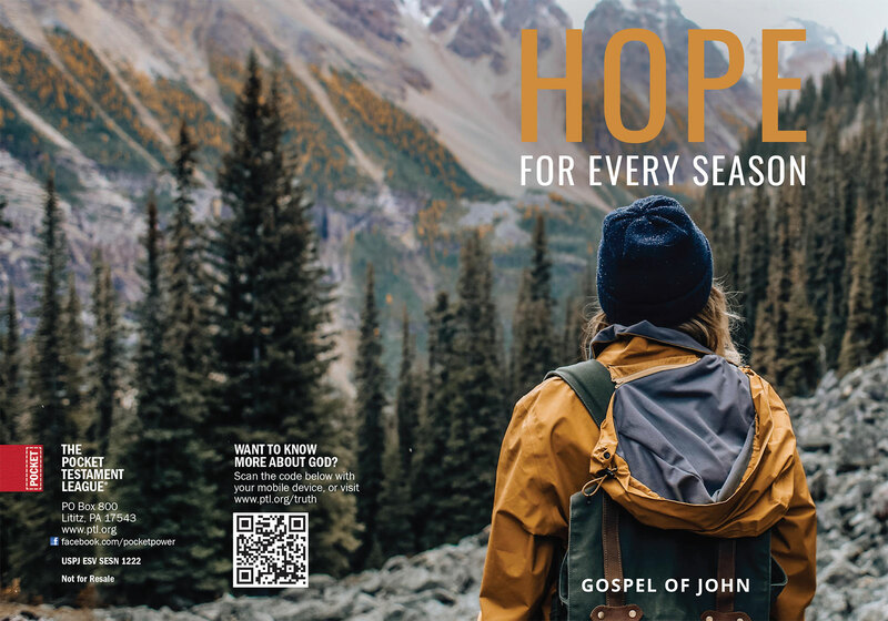 Hope for Every Season Gospel front and back cover spread.