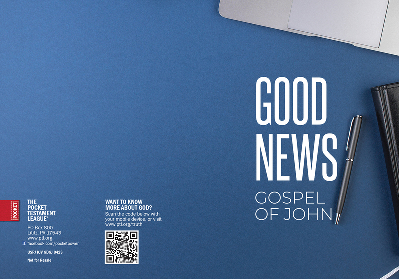 Good News Gospel front and back cover spread.