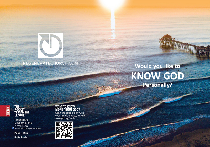 Would you like to Know God Personally? (Custom Gospel) Gospel front and back cover spread.
