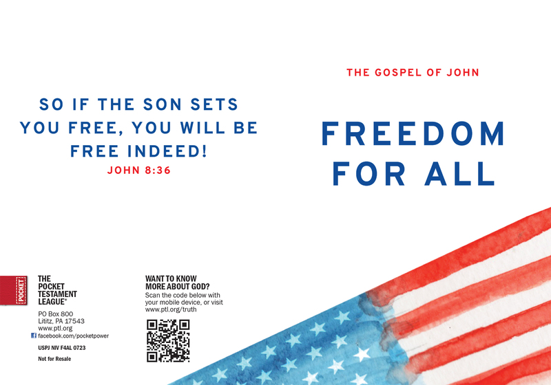 Freedom for All Gospel front and back cover spread.