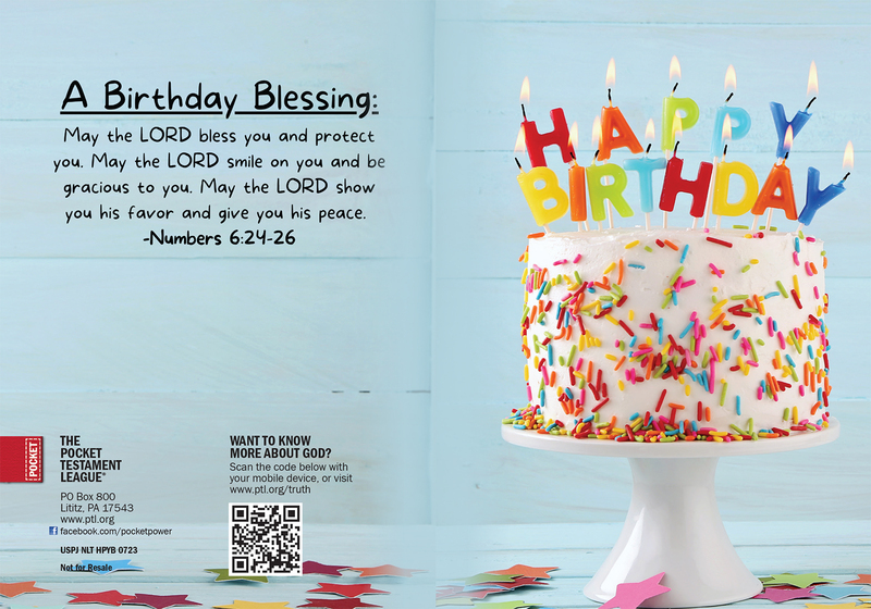 Happy Birthday Gospel front and back cover spread.