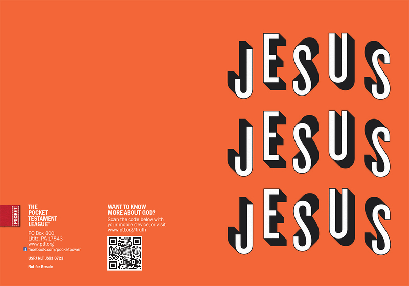 Jesus Jesus Jesus Gospel front and back cover spread.