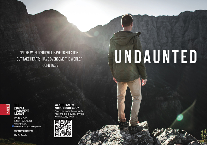 Undaunted Gospel front and back cover spread.