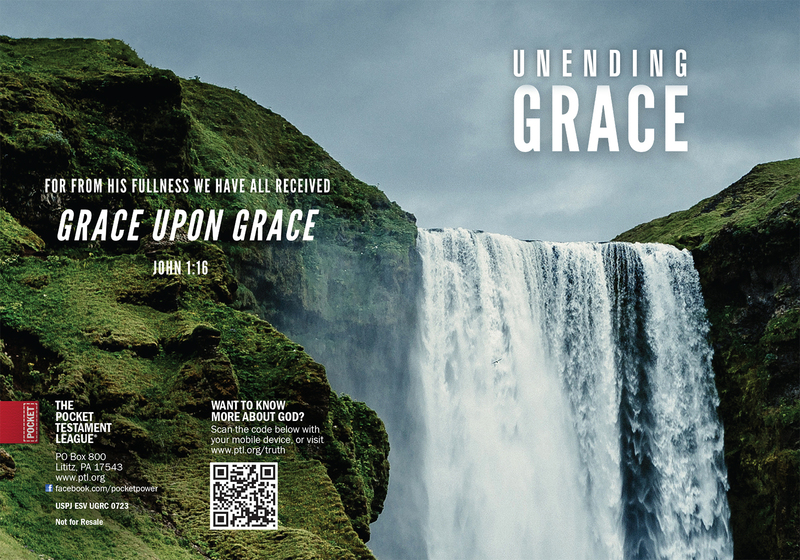Unending Grace Gospel front and back cover spread.