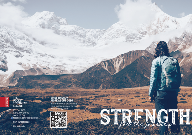Strength for the Journey Gospel front and back cover spread.