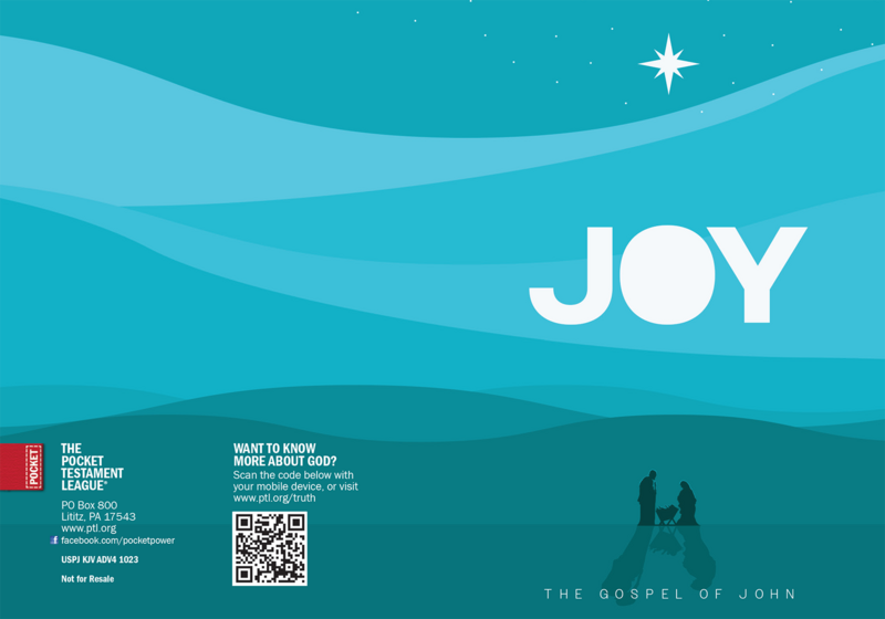 Advent - Joy Gospel front and back cover spread.