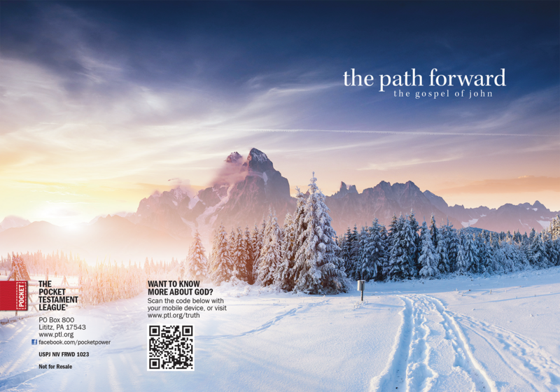 The Path Forward Gospel front and back cover spread.