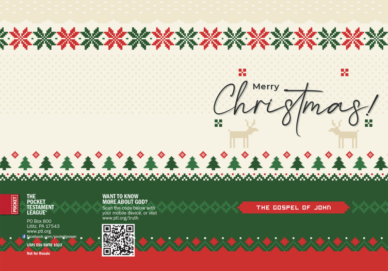 Merry Christmas Gospel front and back cover spread.