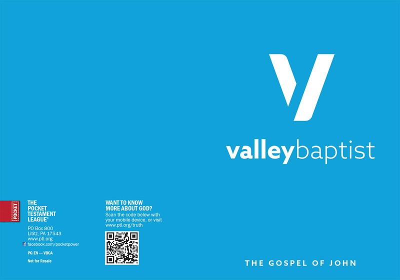 Valley Baptist Church - CA Gospel front and back cover spread.