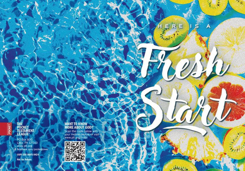 Here is a Fresh Start Gospel front and back cover spread.