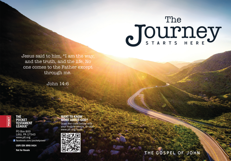 The Journey Starts Here Gospel front and back cover spread.