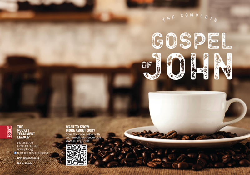 The Complete Gospel of John (Coffee) Gospel front and back cover spread.