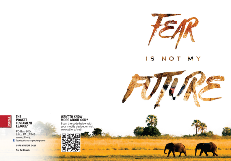 Fear is Not My Future Gospel front and back cover spread.