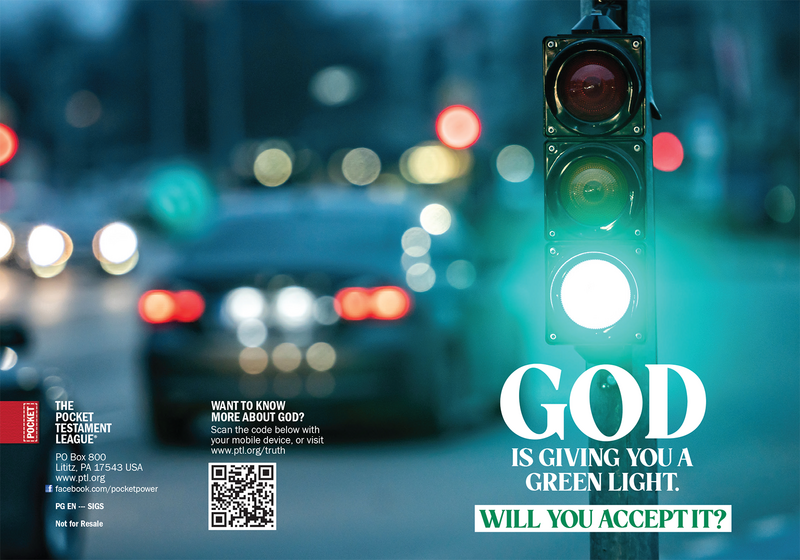 God Is Giving You a Green Light Gospel front and back cover spread.